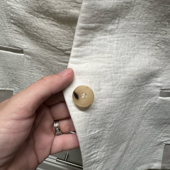 Helmut Lang White Blazer Tailored Suit Jacket - Picture 8 of 11